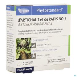 Phytostandard Artichaut-radis Noir Comp 30 Blister