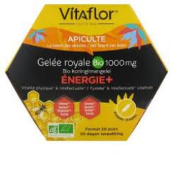 La gelée royale bio de vitaflor Energie + est une solution bio pour faire le plein d’énergie !