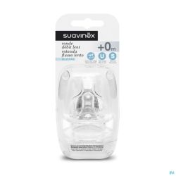 Suavinex teets tetine silic. ovale +0m 2