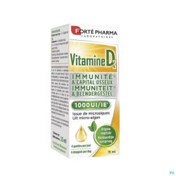 Vitamine D3 1000 UI Gouttes Végétales 15ml