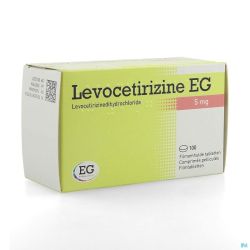 Levocetirizine eg 5 mg comp pell 100