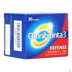 Omnibionta3 Defense Multivitamines Immunité (30 comprimés)