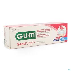 Gum sensi vital + dentifrice fluore  75ml    6070