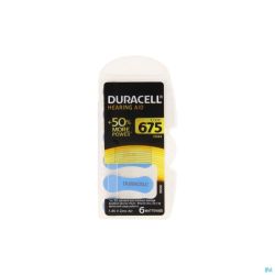 Duracell Easytab Pile Auditive Da675 6 Bleu