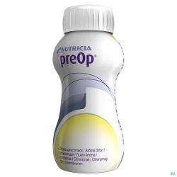 Preop Boisson Arôme Citron Bouteilles 4x200ml 