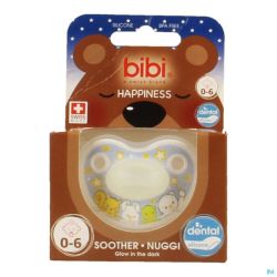 Bibi Sucette Dental Glow In The Dark 0- 6m