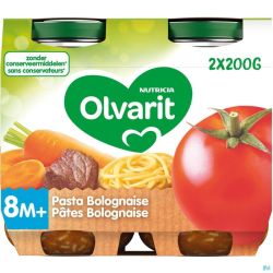 Olvarit Pates Bolognaise 2x200g 8m06