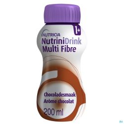 NutriniDrink Multi Fibre Arôme Chocolat Bouteille 200ml