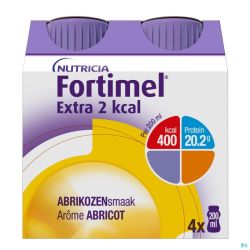 Fortimel Extra 2kcal Abricot 4x200ml