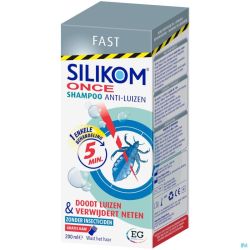 Silikom Once Shampooing A/Poux A/Lente       200Ml