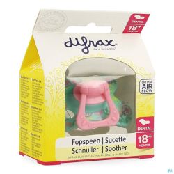 Difrax sucette sil dental xtra forte girl +18m 342