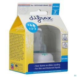 Difrax bague de serrage 1-2-3 natural    713