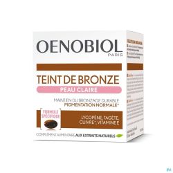 Oenobiol Teint Bronze Peau Claire Caps 30