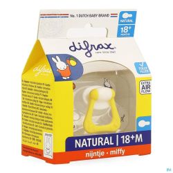 Difrax sucette natural 18+ miffy