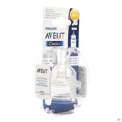 Philips avent tetine fast 4trous  2