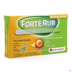 Forte Rub Pastilles Gorge Citron 24