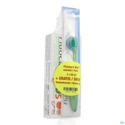 Fluocaril Dentif. Kids Fraise 2x50ml+brosse Dents
