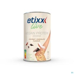 Etixx Live Vegan Protein Shake Coco-choco Pdr 448g