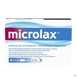 Microlax  4 x 5 ml