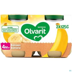 Olvarit Banane 2x125g 4m06