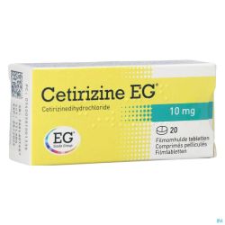 Cetirizine EG          Comp 20X10Mg