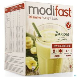 Modifast Intensive Banana Flavour. Milkshake 8x55g