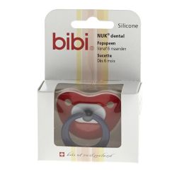 Bibi Sucette Pop Dental Rouge 6m 04