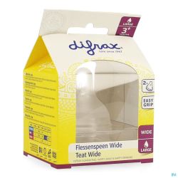 Difrax tetine natural wide large    678