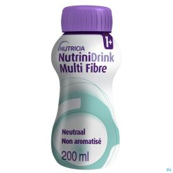 Nutrinidrink Multi Fibre Arôme Neutre Bouteille 200ml