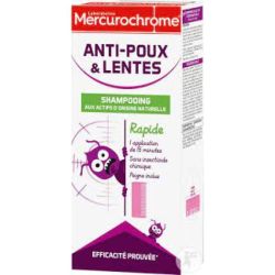 Mercurochrome Sh A/poux Actif Origine Natur. 125ml