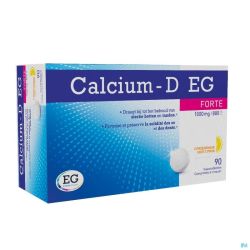 Calcium-D EG Forte 1000Mg/800Iu Citron Compcroq 90