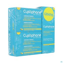 Cystiphane biorga  2 x 120 caps + 120 caps gratuit