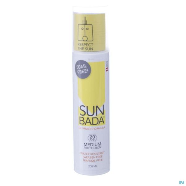 Sunbada medium 20spf    fl 200ml