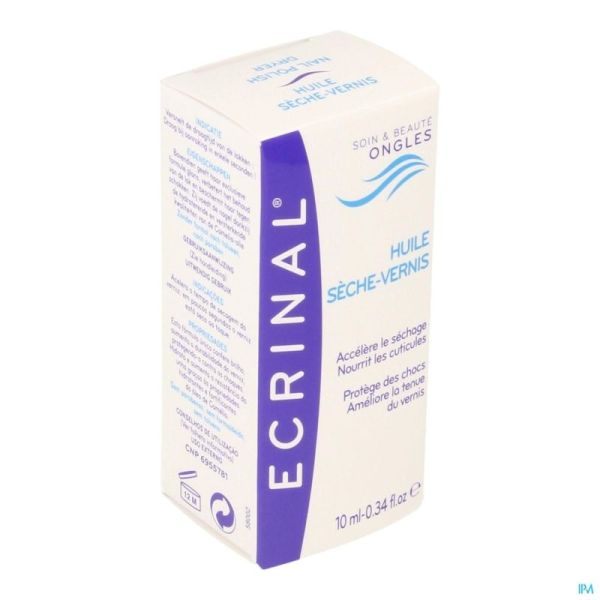 Ecrinal Huile Seche Vernis 10ml 20217
