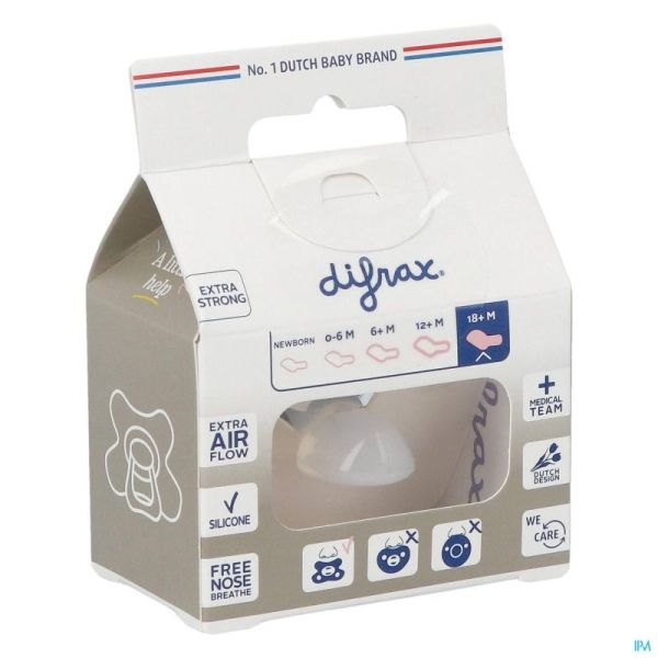 Difrax sucette sil dental xtra forte    +18m 342