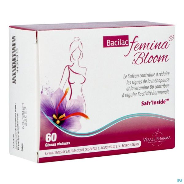 Bacilac Femina Bloom Caps 60