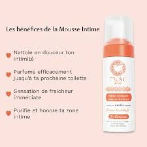 Musc Intime Mousse Nett. Intime Hot Peach 150ml