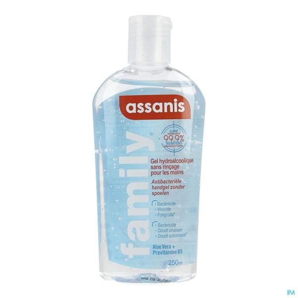 Assanis gel hydroalcoolique flip top    250ml