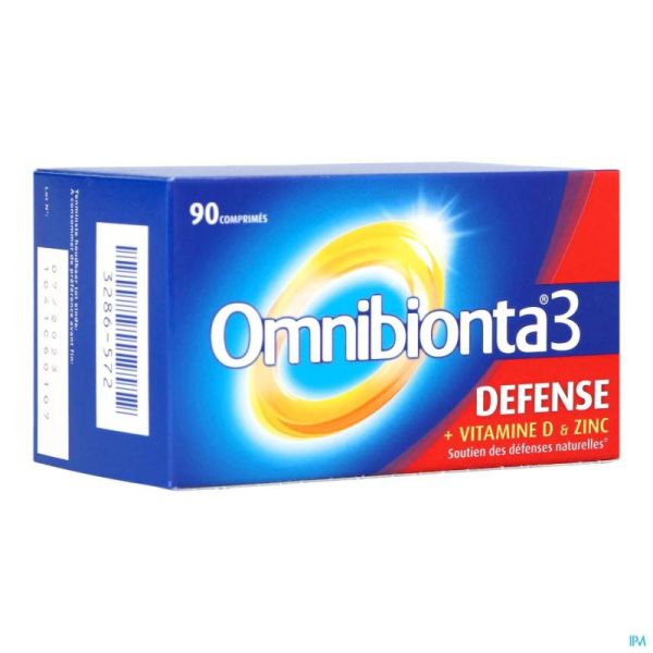 Omnibionta3 Defense Multivitamines Immunité (90 comprimés)