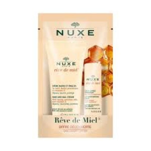 Nuxe reve de miel stick levres 4g + cr mains 30ml