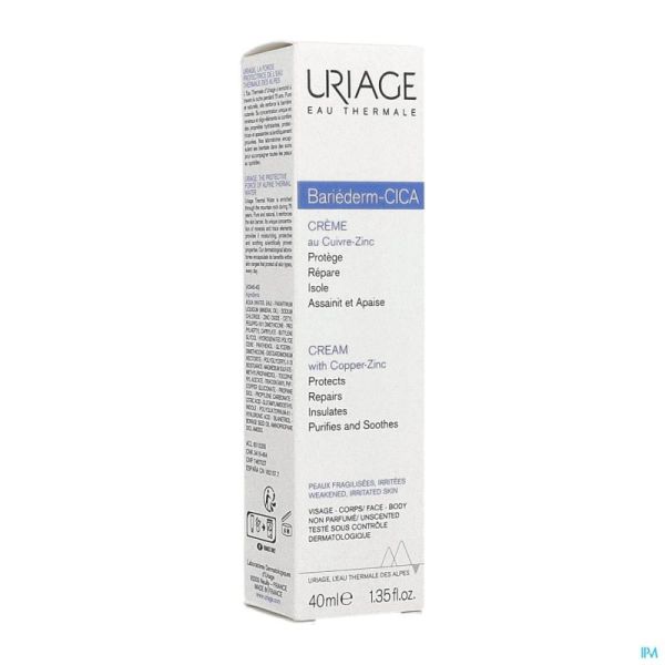 Uriage bariederm cica creme reparatrice    40ml