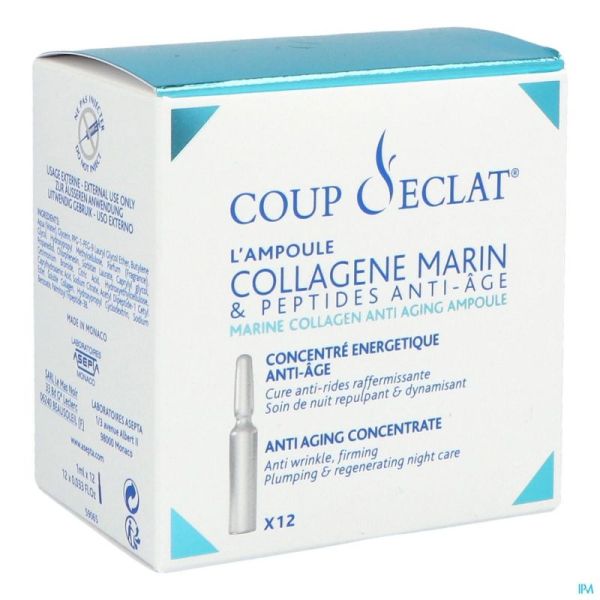 Coup D'eclat Concentre Energet. A/age Amp 12x1ml