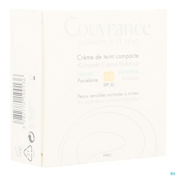 Avene Couvrance Cr Teint Comp.oil Fr.01 Porcel.10g
