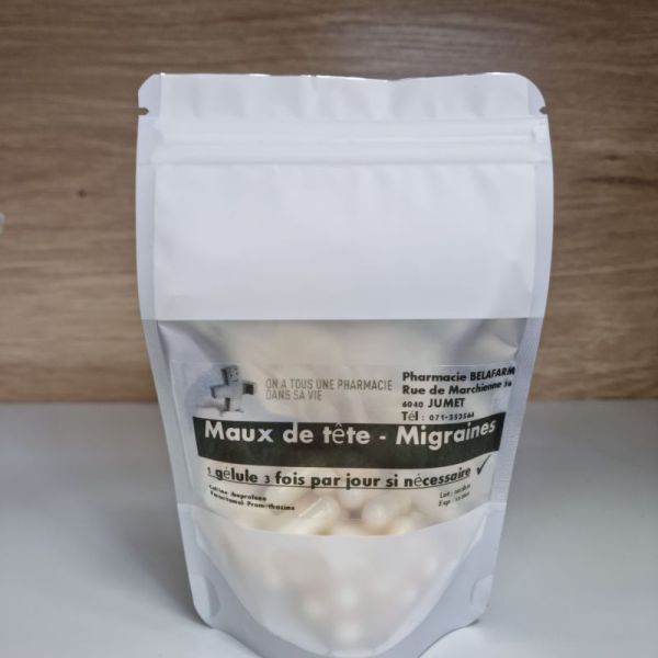 Maux de tête - Migraine 30 gélules