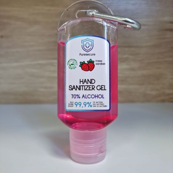 Puresecure biocide gel hydroalc. fraise 50ml