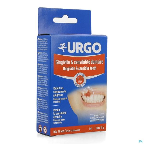 Urgo gingivite&sensibilite dentaire gel  tube 15ml