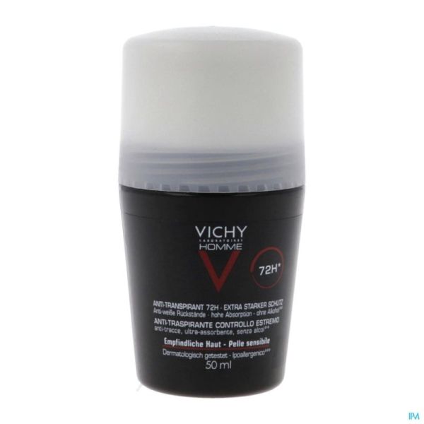 Vichy Homme Deo A/transp. 72h Bille 50ml