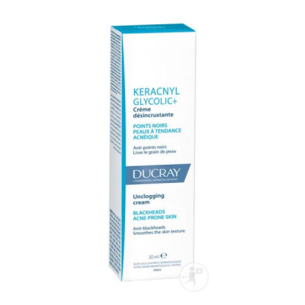 Ducray Keracnyl Glycolic+ Creme Desincrustant 30ml