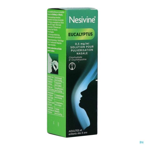 Nesivine eucalyptus 0,5mg/ml   sol pulv nasal 15ml