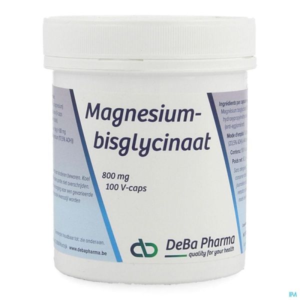 Magnesium bisglycinate 800mg    v-caps 100